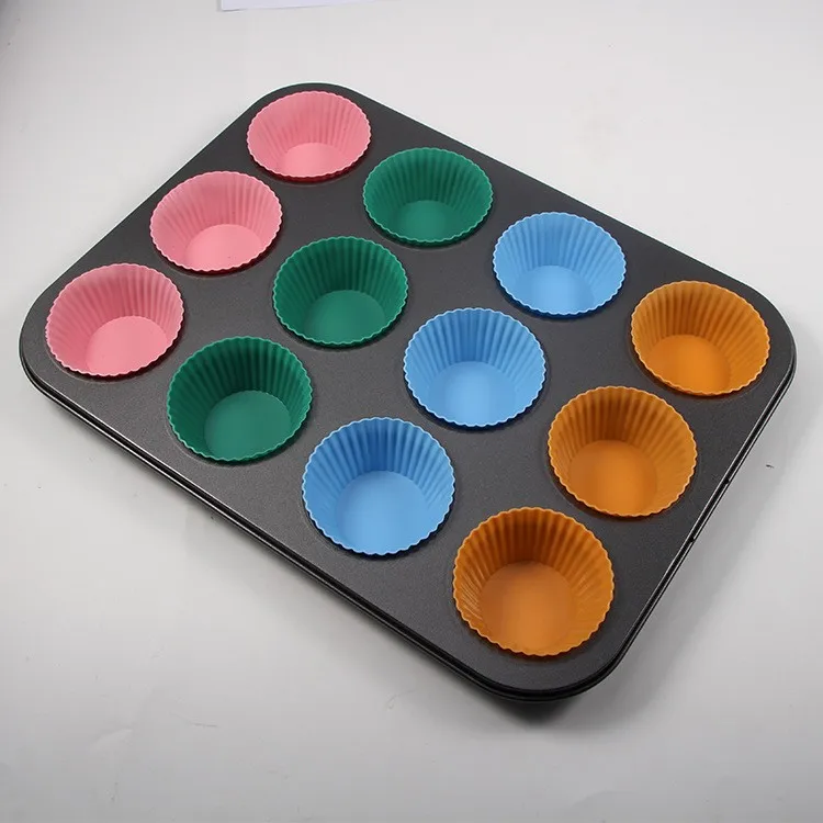 Nonstick Madeleine Pan 2 Pack 12-Cavity Heavy Duty Madeleine Cookies Trays for Oven Baking  Shell Shape Madeleine Mold Cake Pan