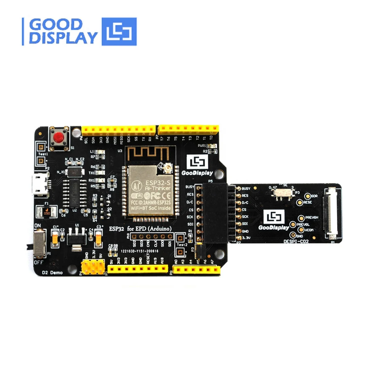 Плата управления ESP32-02 для модуля дисплея SPI innterface e-ink