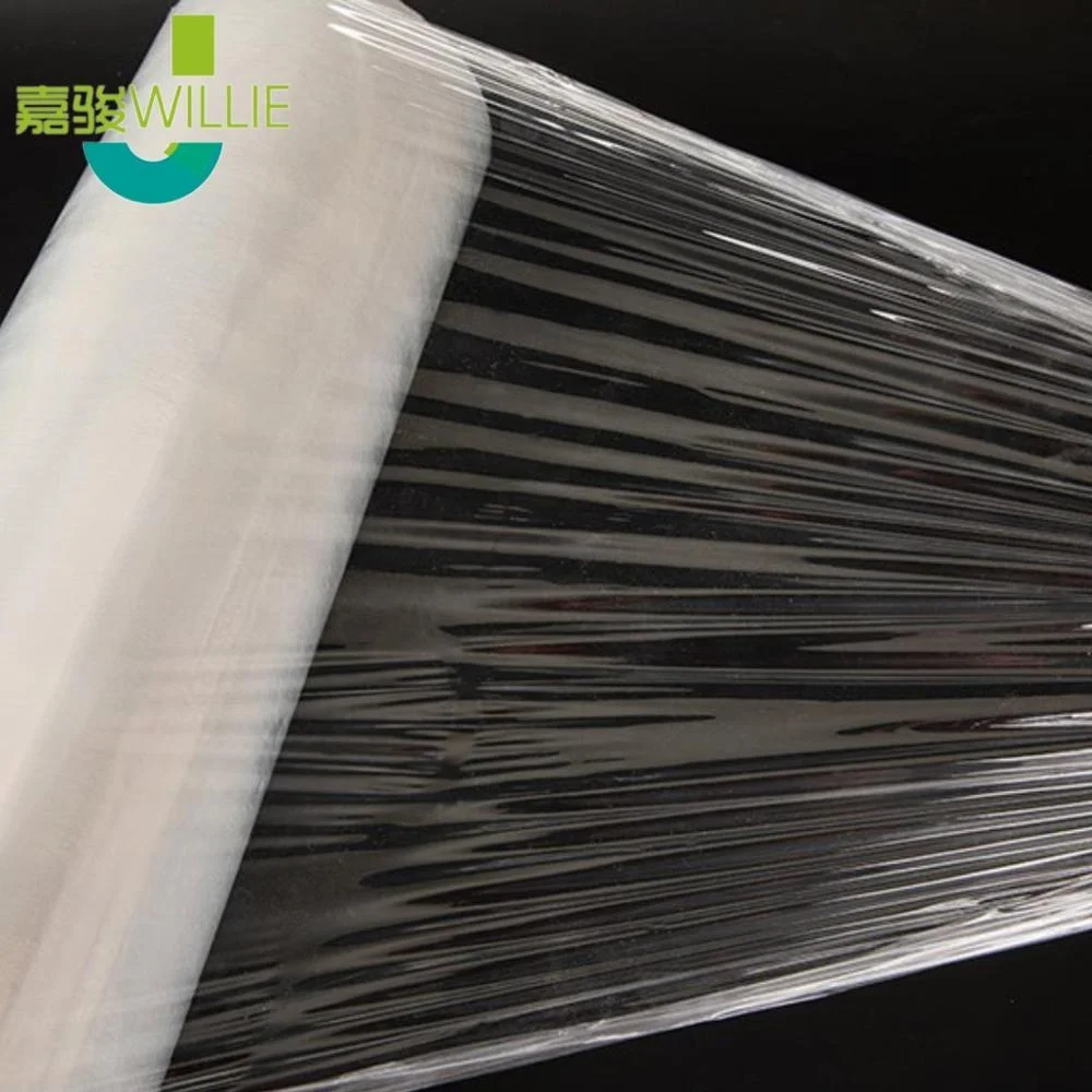 Hand And Machine Use Pallet Hand Tool Cutter 18 /Wrap 1500 Feet 10 Micron 3 Layer Stretch Film Machine For Using Industrial