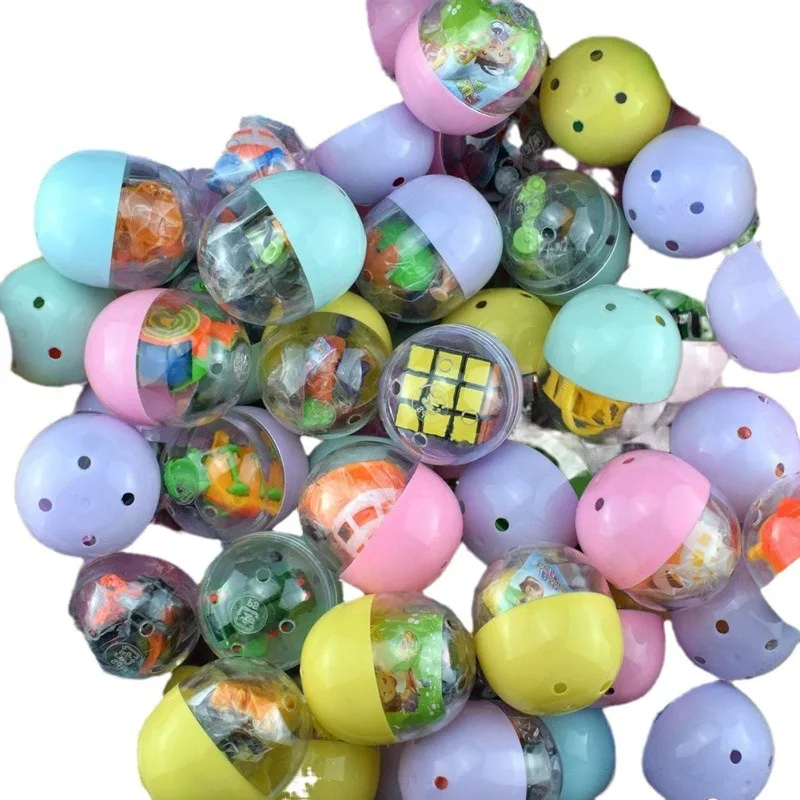 Plastic Capsule Toys  47*55mm cartoon Plastic Capsule Egg ball  For Gashapon Vending Machine  Surprised Gift