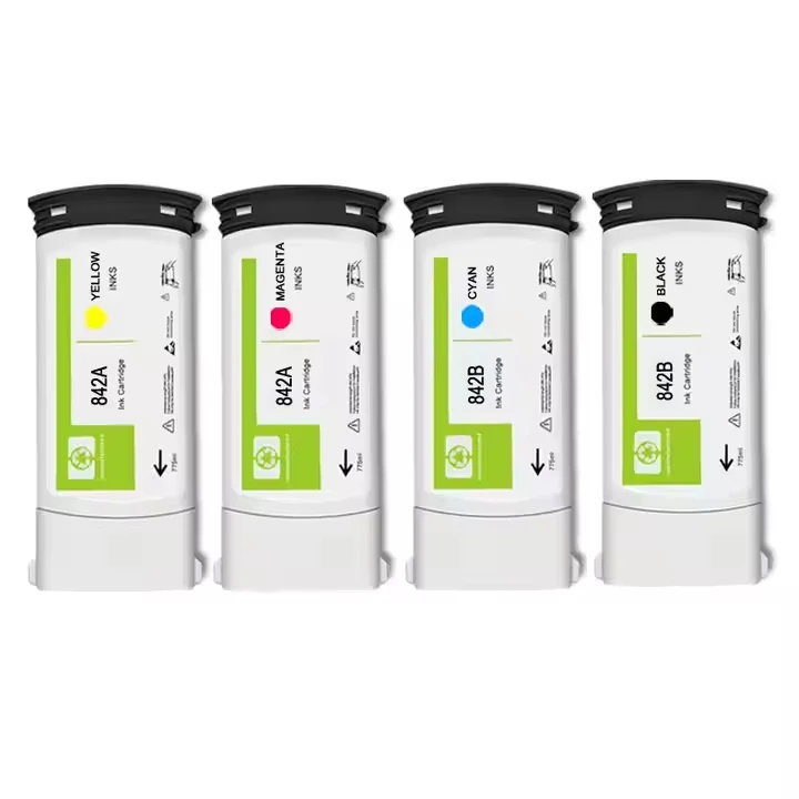 Supercolor For HP 842 B 842B Ink Cartridge For HP PageWide XL 8000 Printer 775ML