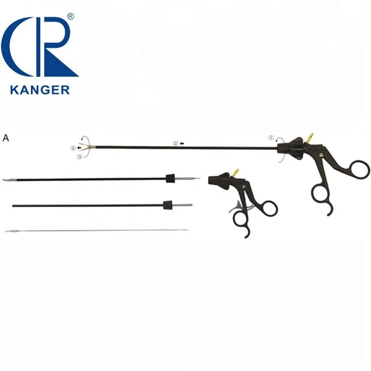 Лапароскопические инструменты многоразовые изогнутые щипцы с двойным действием maryland