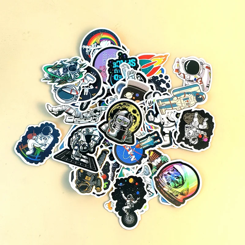 Custom Die Cut Vinyl Stickers vinyl waterproof decorative sticker pack for kids laptop phone skateboard luggage