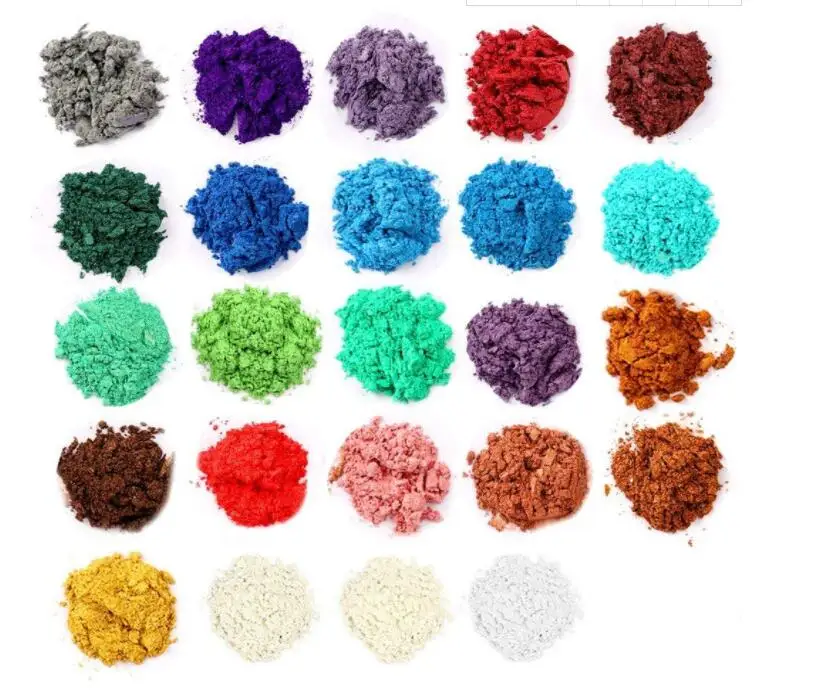 Hot sales 10g Mica Powder Bottled Set Pearlescent Powder Pigment For Resin Pigment Powder Metallic