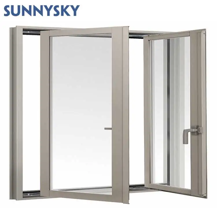 Стандартные алюминиевые окна Sunnysky для дома