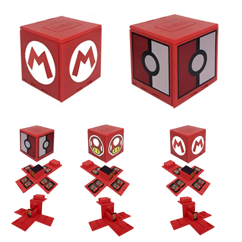  Бесплатная доставка многофункциональный качественный игровой аксессуар складной чехол для игровых карт Nintendo Switch с 16 слотами