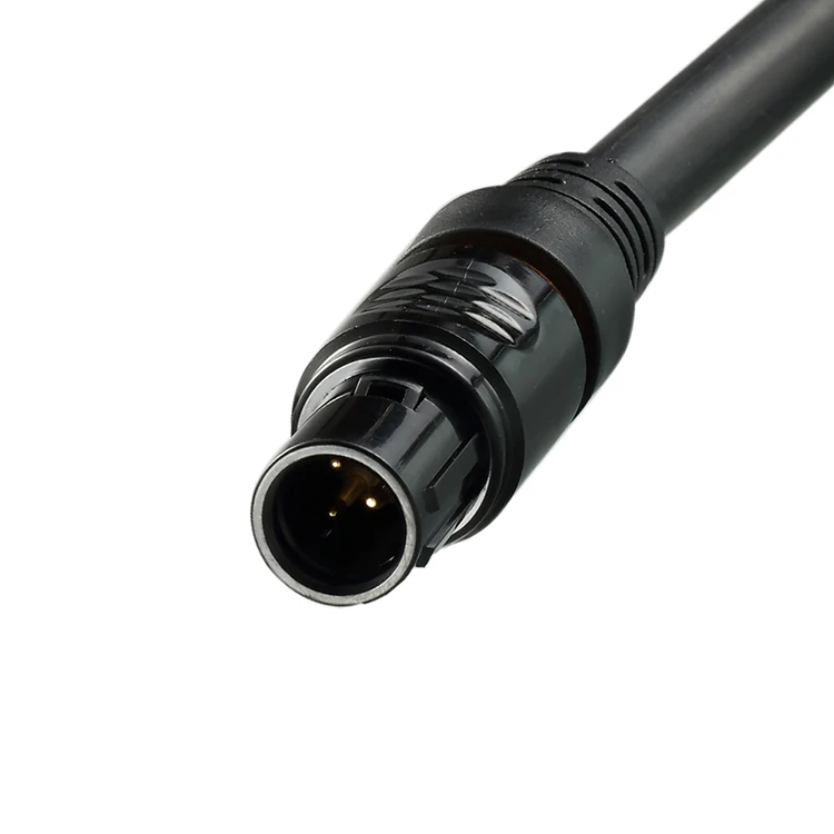 Custom Cable assembly NEW design plastic Push-Pull Connector for OEM ODM double 8 pin