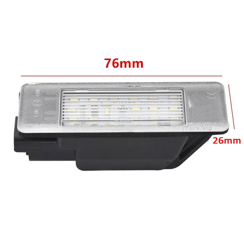 Светодиодный светильник для номерного знака Citroen C2 C3 C5 C6 C8 Peugeot 106 1007 207 307 406 407 607 лампа