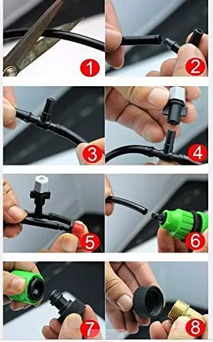25m Saving Water Automatic Irrigation Equipment Set Watering Drip irrigation Kit for Garden