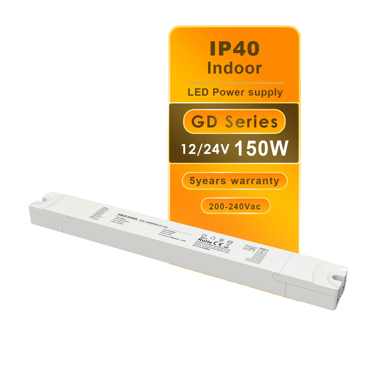 Thin Led Driver Slim Switching Power Supply 150W 24V 12V LED DRIVER SMPS LED Lighting FOR Transformer