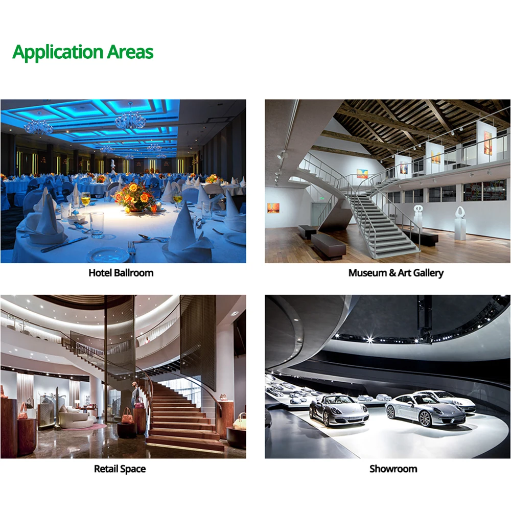 Remote Control DMX Dali Dimming Casambi CCT Tunable Motorised Adjustable Spotlight Zoomable Motorized