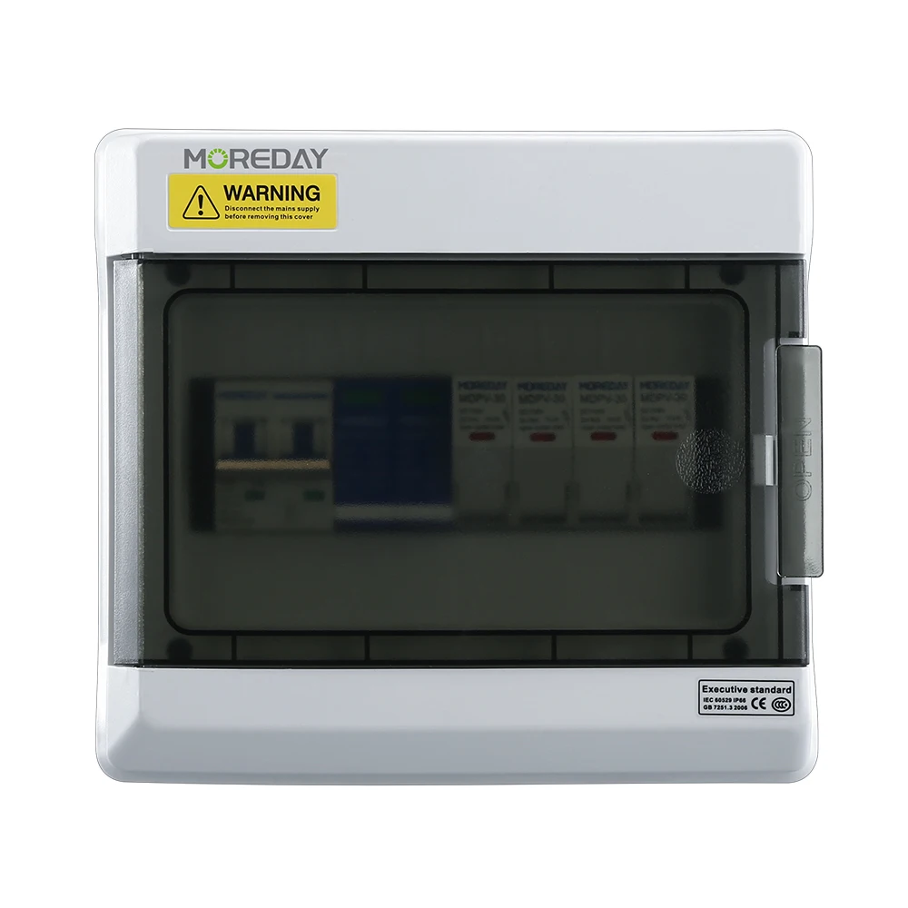 Moreday Солнечный фотогальванический блок объединителя Dc/ac 1/1 2/1 4/1 4/2 5/1 6/1 12/1 по индивидуальному заказу блок объединителя автомат защити цепи сглаживатель перепадов напряжения предохранитель подключите блок