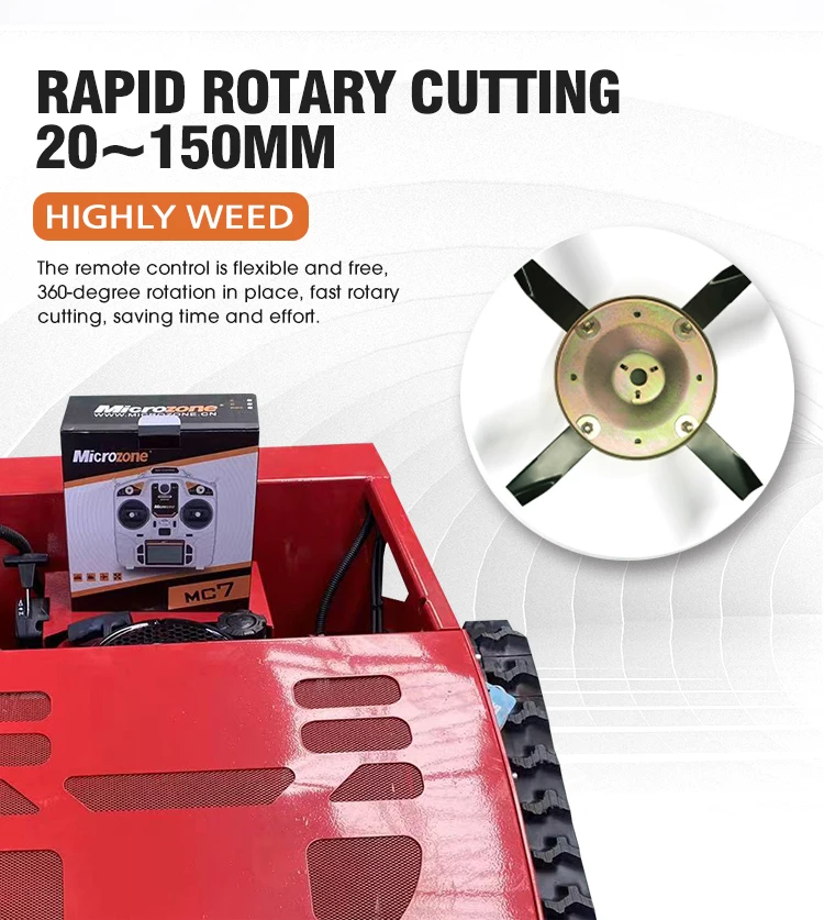 Latest Design Lawn Mower Robot Safe And Secure Mini Robotic Lawn Mower