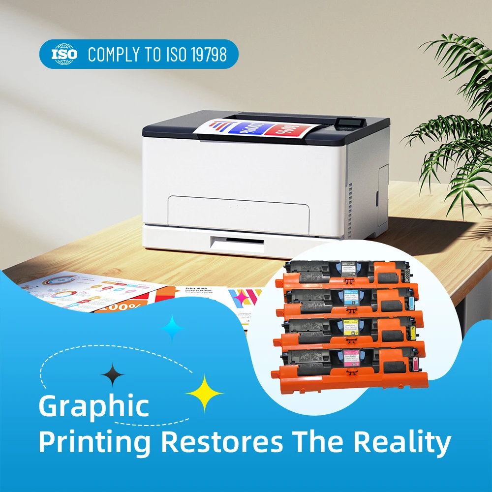 ASTA Toner Cartridge 121A 124A 122A 123A 314A 308A 309A 311A 501A 502A 503A 640A Color Compatible for HP Laser Printer Factory