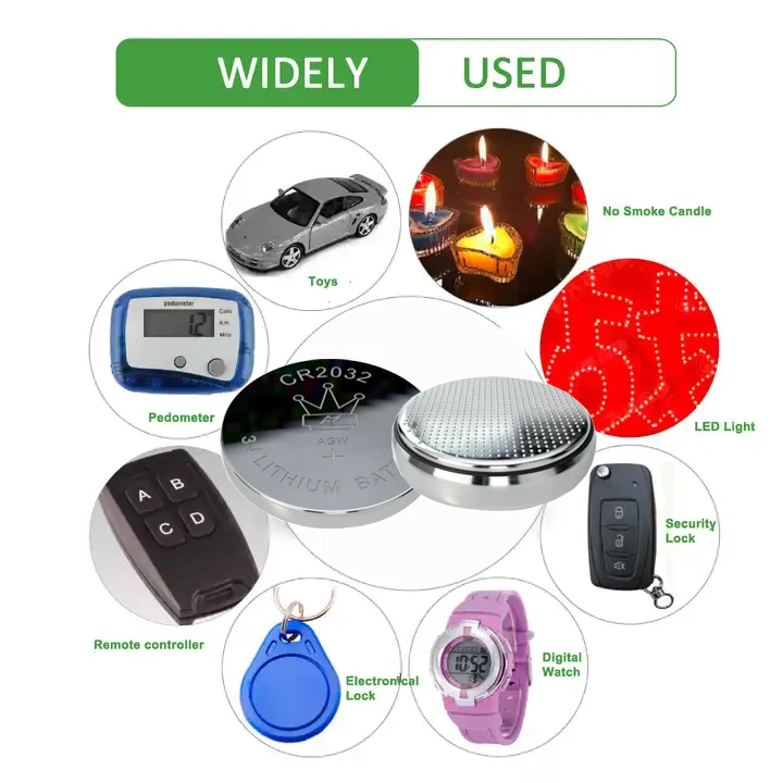 CROWN R High quality and cheap cr2032 CMOS battery CR2016 CR2025 CR2450 CR2430 3V lithium battery with connector and pin