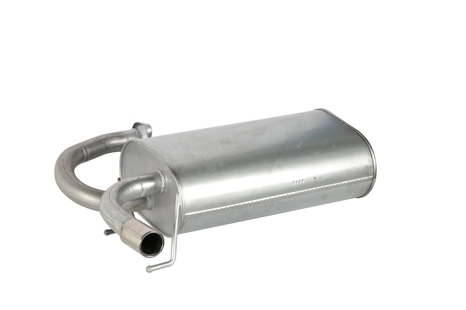 Popular style exhaust system car rear muffler with aluminized steel