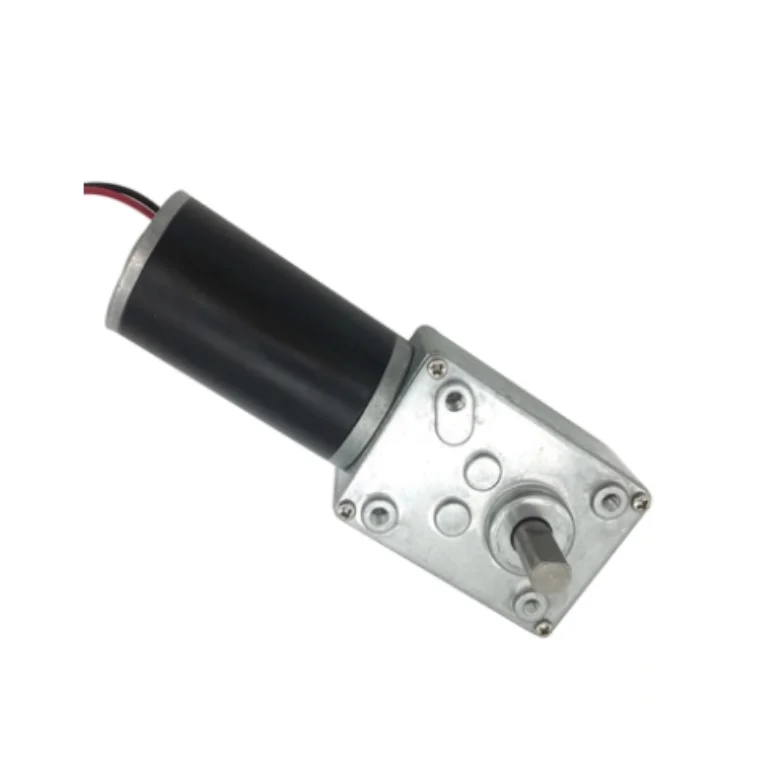 BMM675 Factory Supply 1.6-70 kg.cm High Torque 12v 24v mini Low Rpm Brush Dc Electric Worm Gear Robot Motor