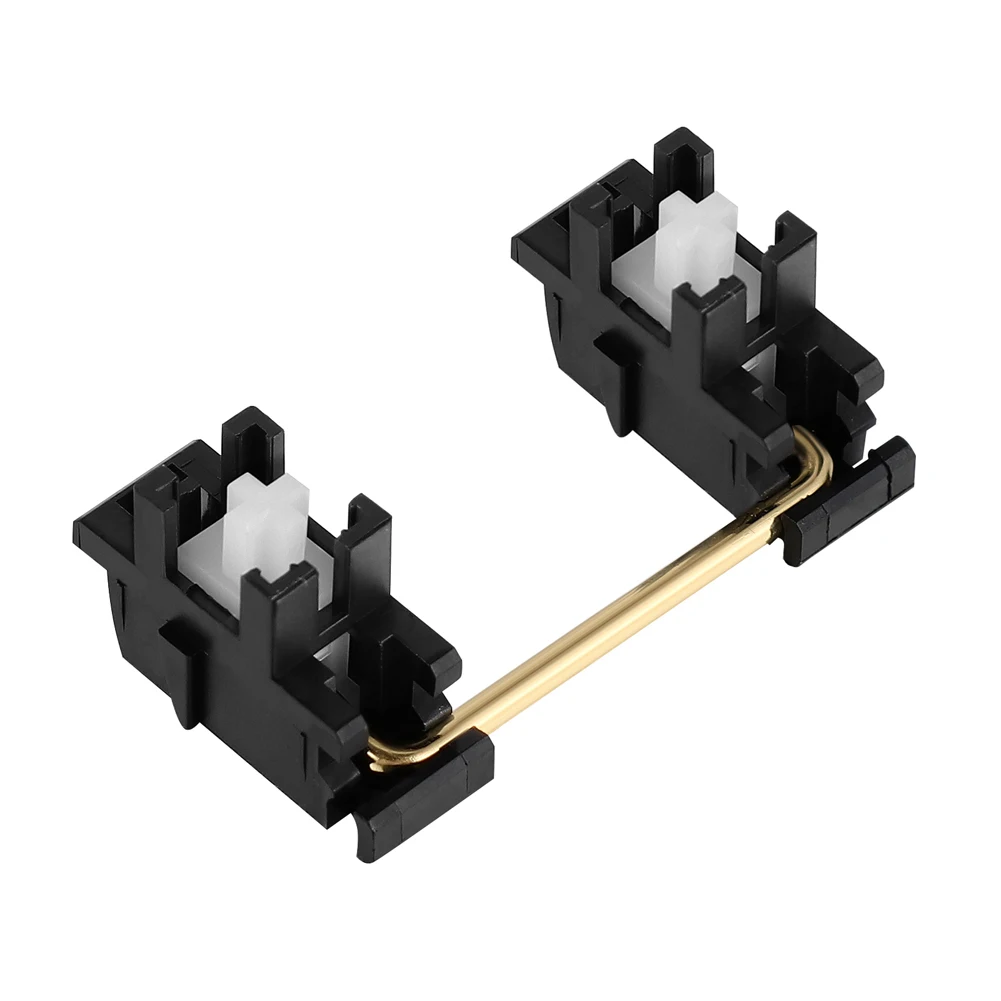 DUROCK Plate Mount Stabilizers with Gold Plated Wire Black Housing Original White Stem Piano Plate Mounted Stabiliser