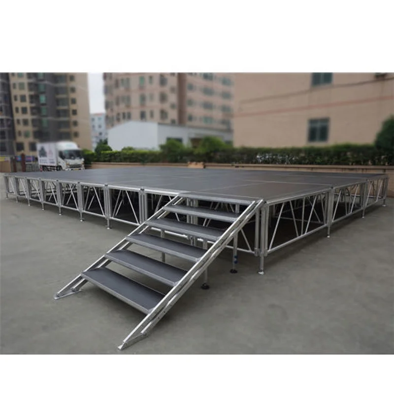 TUV Aluminum Wedding Stage 18mm Plywood Platform Portable Stage