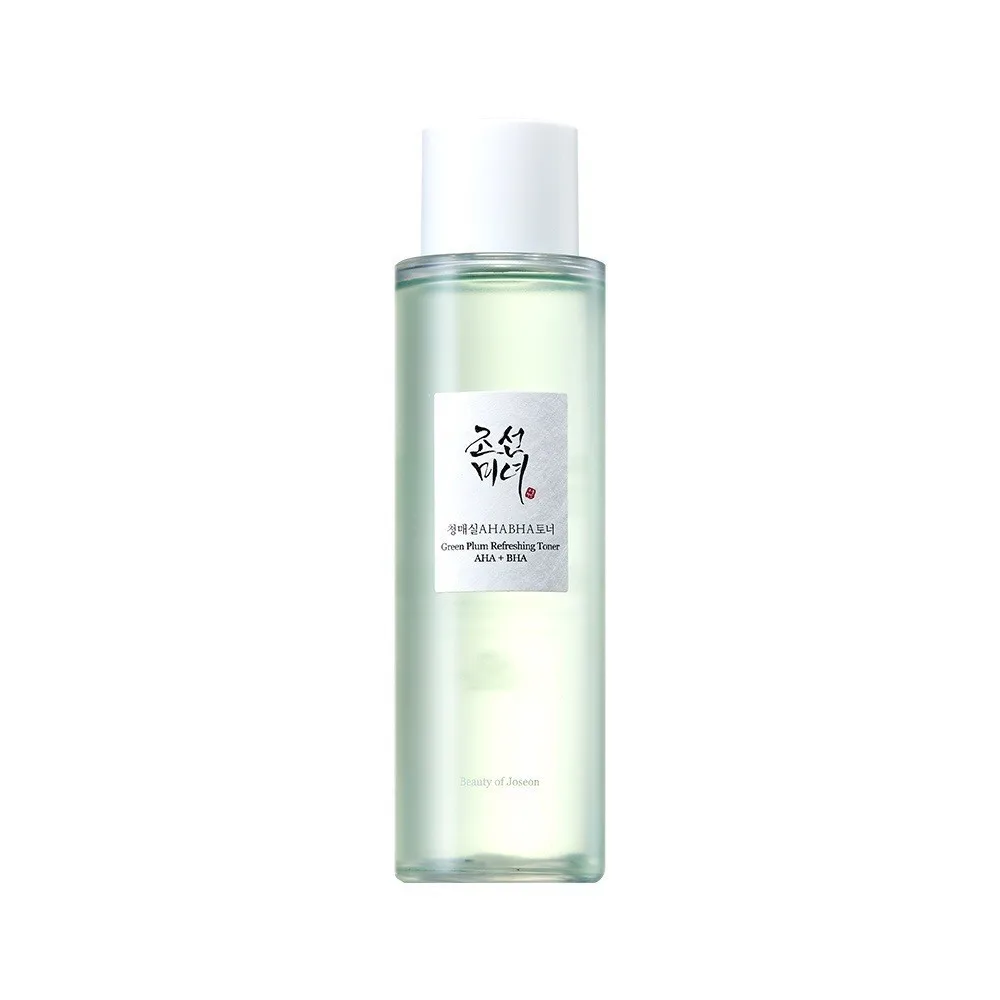 Beauty-of-Joseon Green Plum AHA + BHA Toner 150ml Daily Gentle Exfoliating Toner with Lightening Feature for Facial Skin