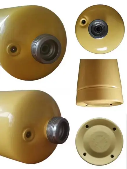 DC03 Steel Gas Tank DOT39 Cylinder for MAPP Gas 1L