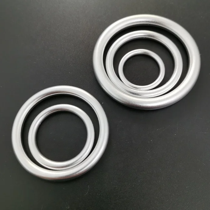 custom made aluminum o ring 20mm 25mm 32mm 38mm 45mm pet dog collar harness o ring hardware