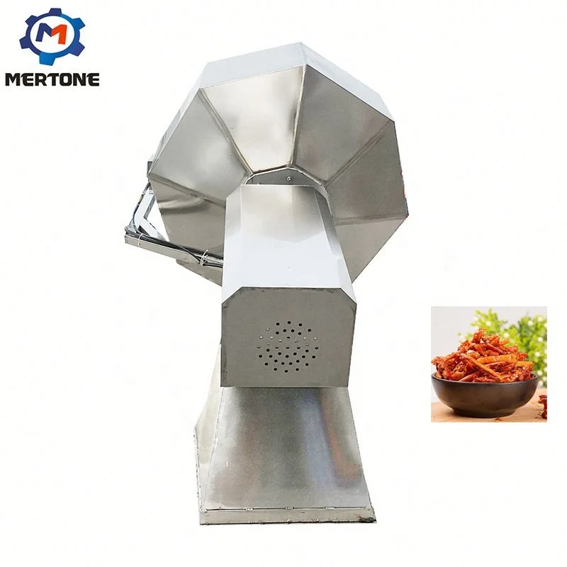 Spicy Peanut French Fries Octagonal Machine Small Spice Mixer Peanut Mixer