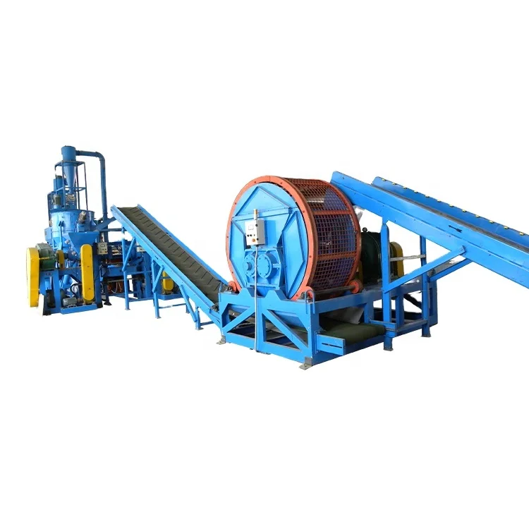 Whole Tire Shredder / Rubber And Plastic Shredder Machine / Wasted Tire Recycling Machine For Rubber Powder