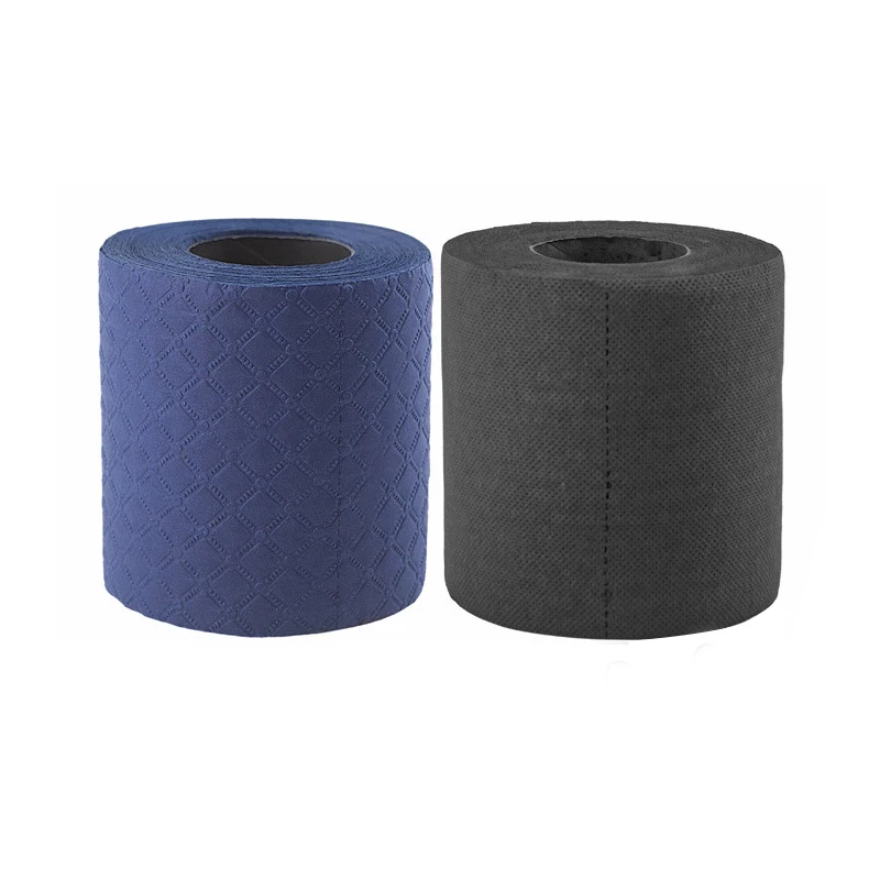 black color 4 ply toilet tissue paper roll accept customized color stain wholesale 100 rolls per carton