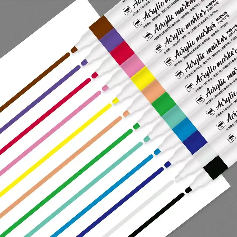 wholesale graffiti painting 12/24/36/colors acrylic paint marker  pen