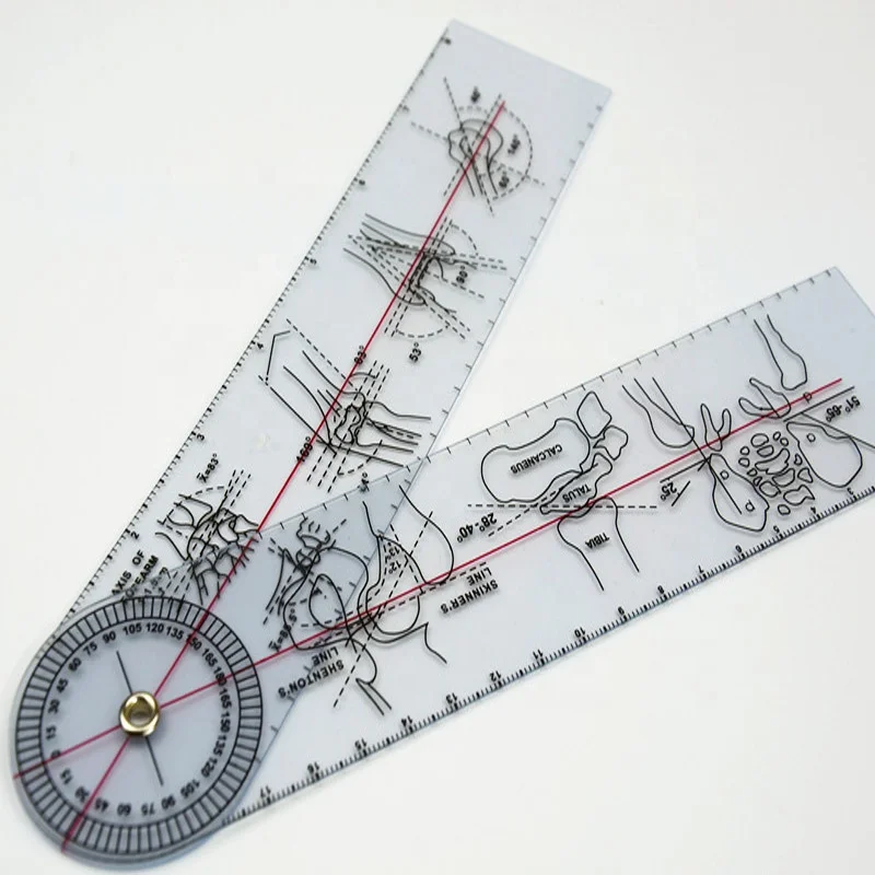 Medical ruler,Angle ruler,Goniometer,Bone measurements feet