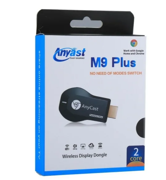 Anycast M100 2.4G/5G 4K Miracast Any Cast Wireless DLNA AirPlay  TV Stick Wifi Display Dongle Receiver for IOS Android PC