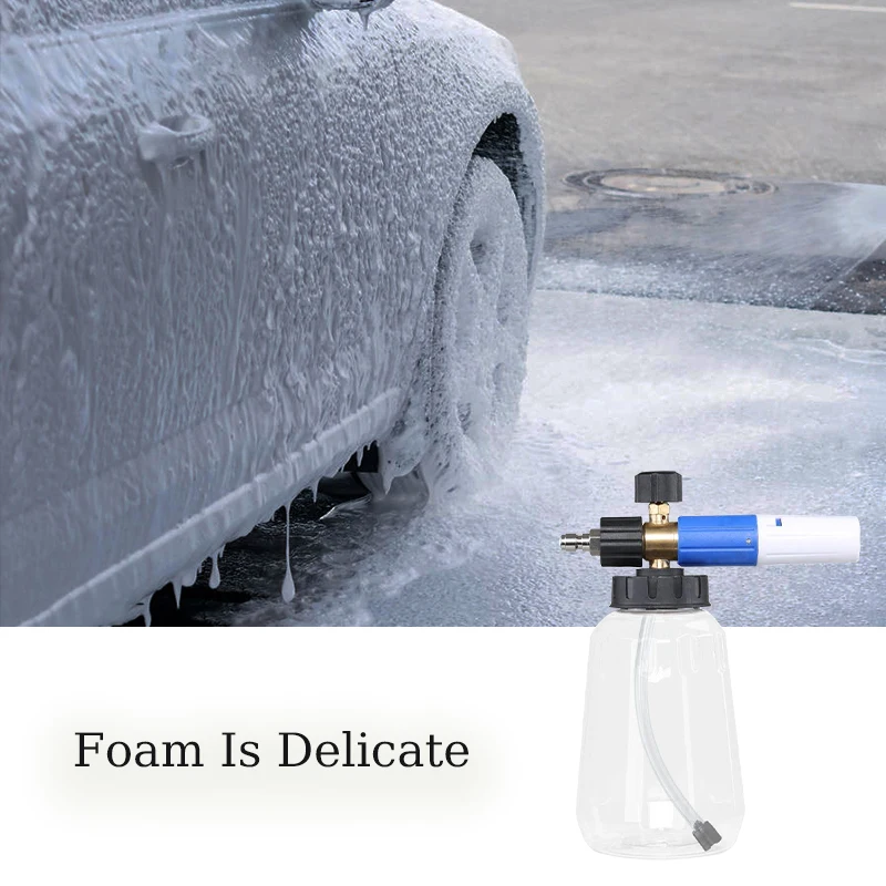 M22-15 Thread Fitting 1000ml High Pressure Foam Cannon Lance Pencil Spraying Fan Spraying Foam Spray Gun
