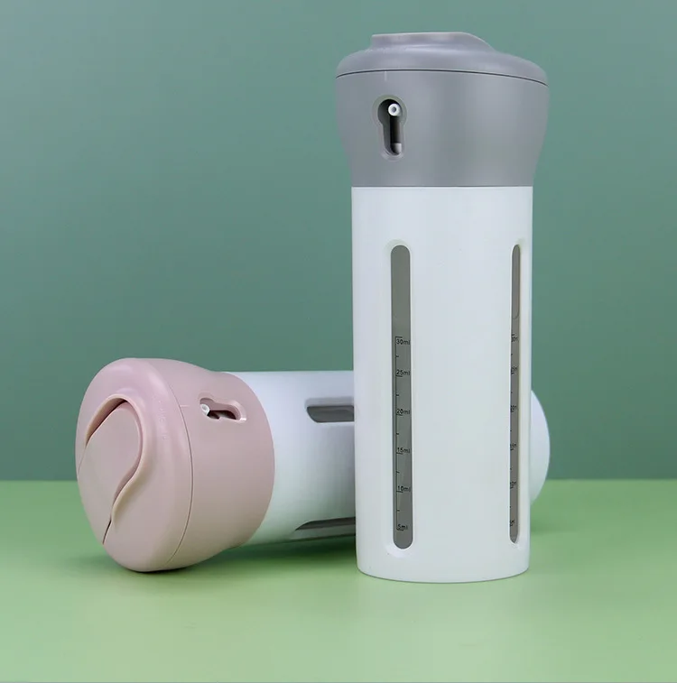 4 in 1 Travel Bottle Travel Dispenser Bottle Toiletry Containers Kits for Travel Lotion Shampoo Reusable