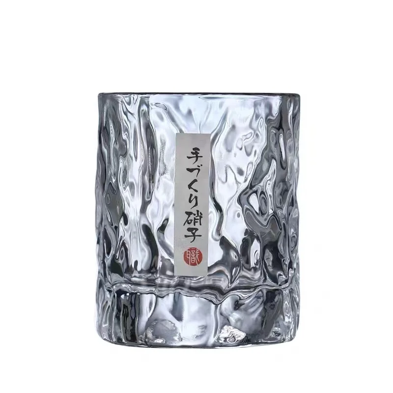 Hot Selling Clear Whiskey Glass 310ML Cocktail Elegant Bar Cup Wine Snifter Crystal Design Whiskey Glass Cup