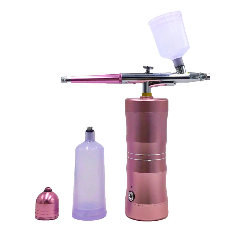 Mini air cordless nail airbrush machine paint gun makeup airbrush kit portable for models and with compressor