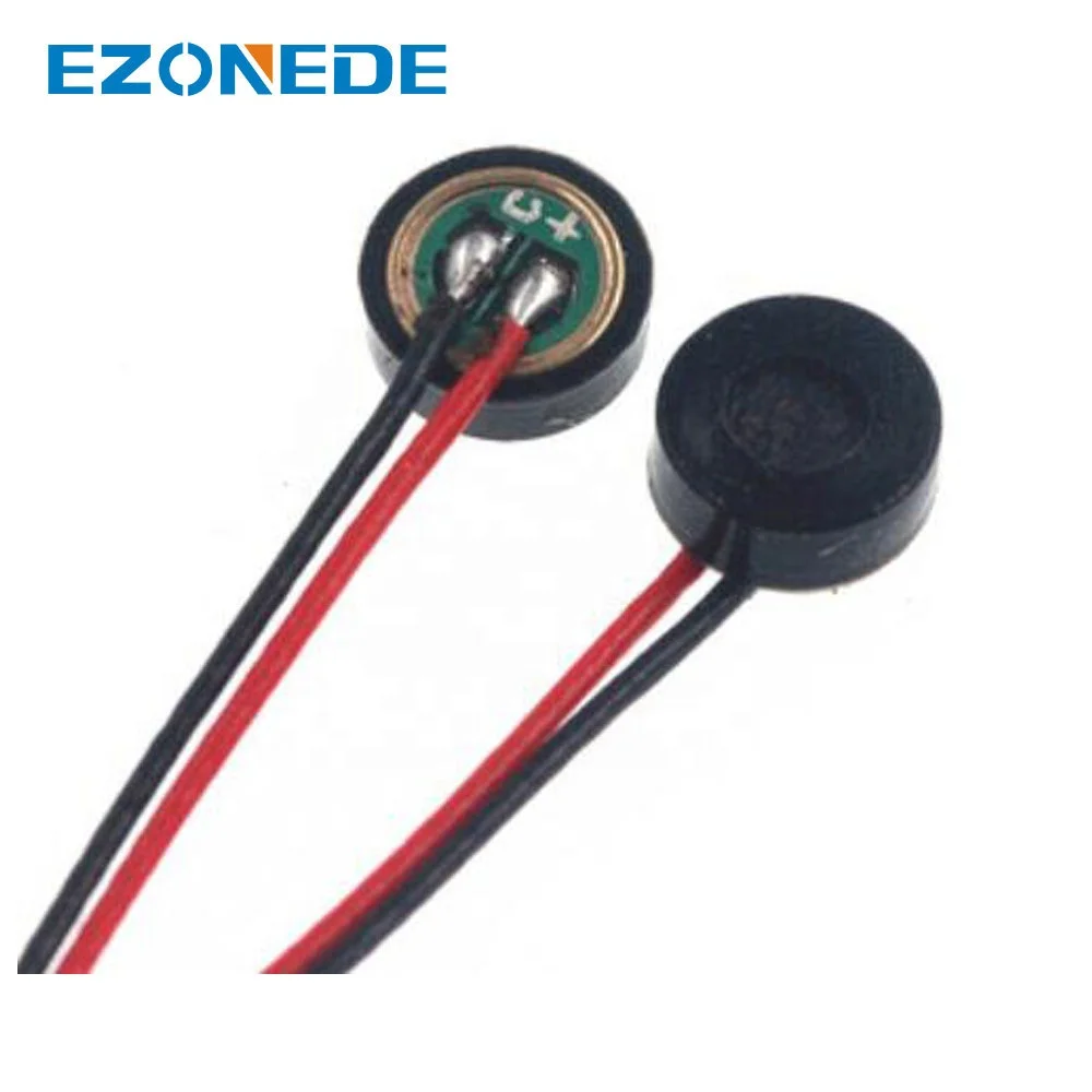 Конденсаторный микрофон Electret 4*1 5 мм емкостный 4 x 1 для ПК телефона MP3 MP4 с 2 проводами