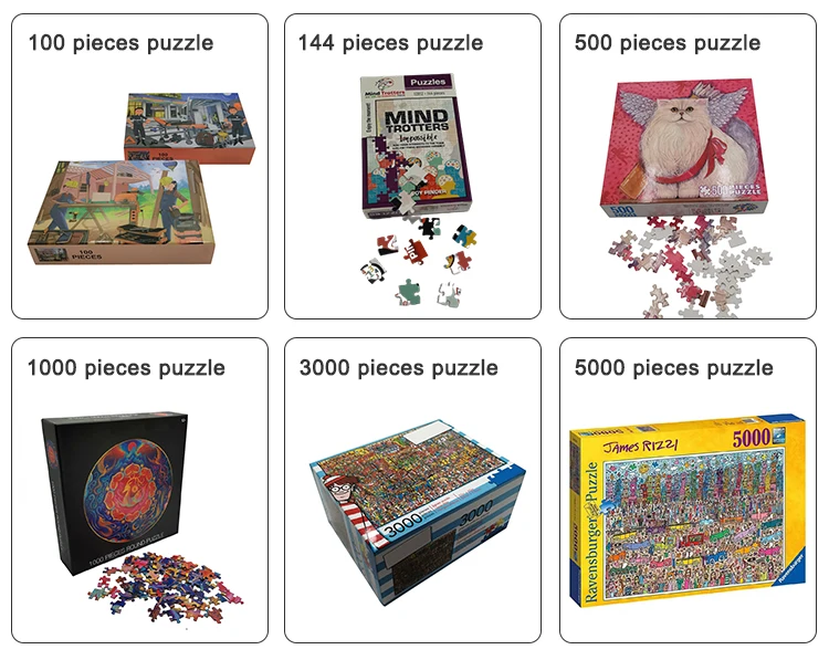 2023 Hot Selling Paper Full Color Jigsaw Puzzle For Kids