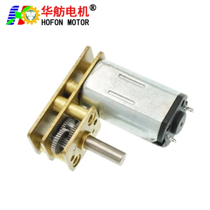 Hofon 24mm GM1024-N30VA Low Rpm 3V 5V 6V 12V DC Metal reducer Motor 12 volt geared motor For Smart Lock