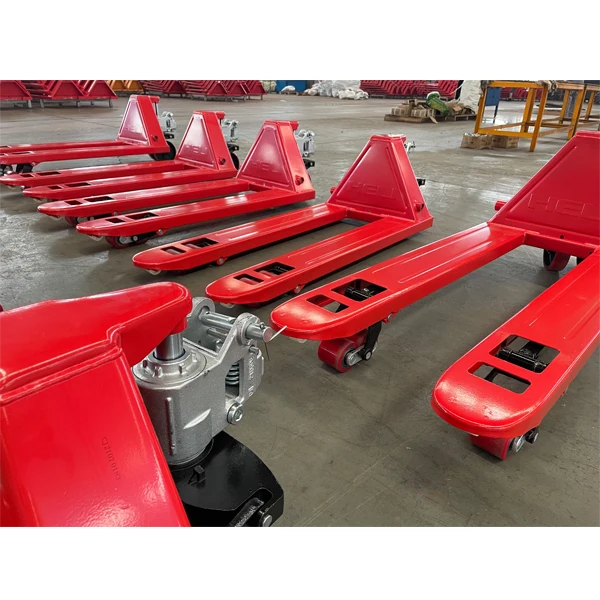 heavy duty lifter machine 3 tons hydraulic hand pallet truck rubber wheel China