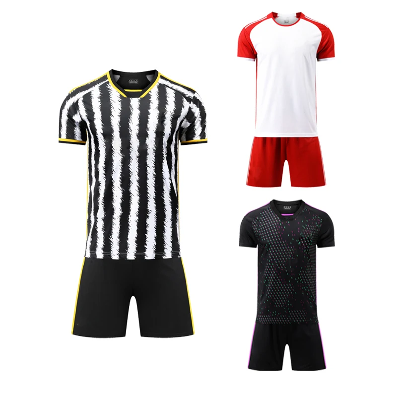 23/24 latest season Thailand quality High Quality custom soccer uniform team cheap soccer uniform