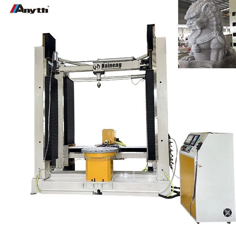 Anyth High-performance 4-Axis CNC Stereo Stone Engraving Machine