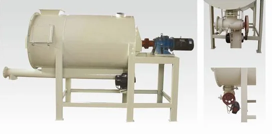 High productivity low price HJJ300 spiral ribbon dry mortar mixer 0.3t/batch