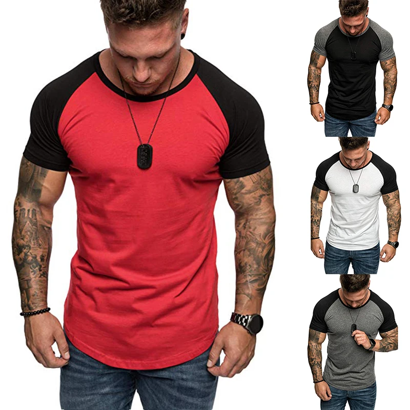2021 New Brand clothing Gyms Tight t-shirt mens fitness t-shirt home Gyms t shirt men fitness Summer tops