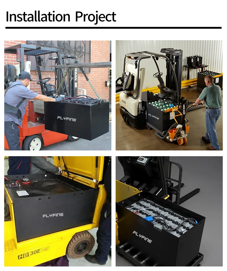 Rechargeable 2V Forklift battery pack 12V 24V 48V 56V 72V 80V traction battery for electric forklift