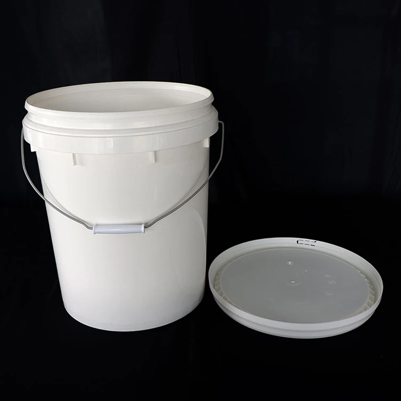 10 Litre 20 Liter 25L PP Plastic Round Bucket For Liquid Chemicals