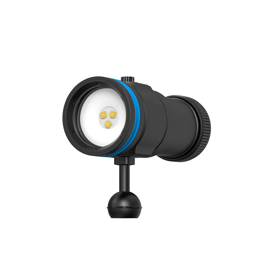 XTAR D30 6000 lumire vido plonge lampe video de plongee poche photo sous-marine licht tauchen