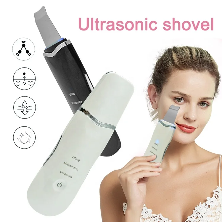 2022 skin care tool pore cleanser face lifting ultrasonic skin scrubber