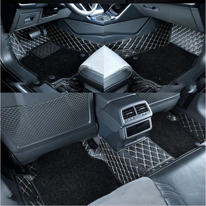 High Quality Selling Four Seasons General Good Quality Silk Ring Non-slip Waterproof Car Foot Mat Suitable For Nissan Cars