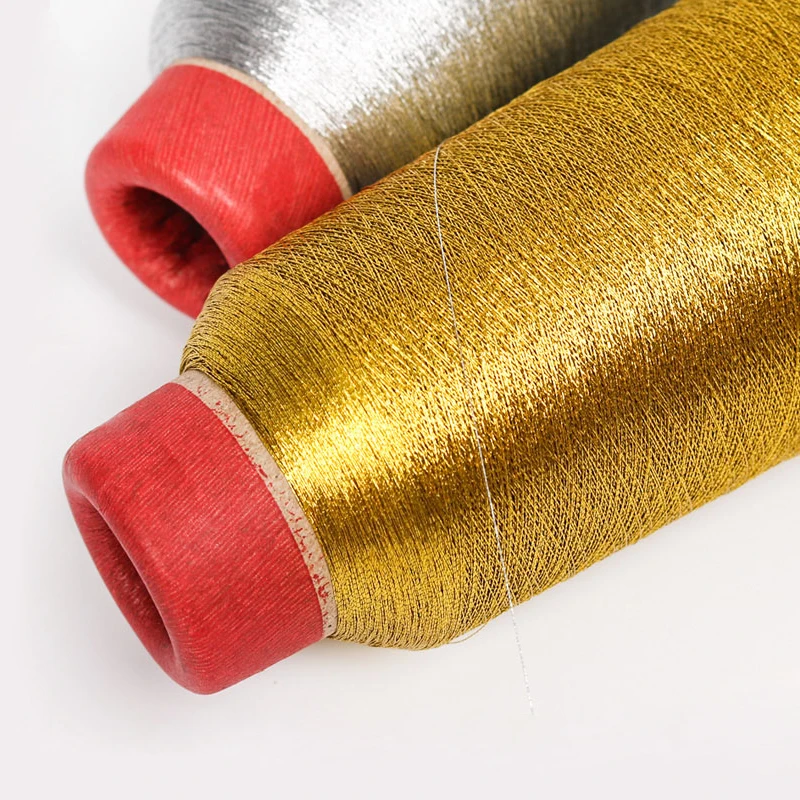 Colorful embroidery cross stitch Silver Thread Metallic Yarn Woven Line 3200M Bright Silk Gold Thread